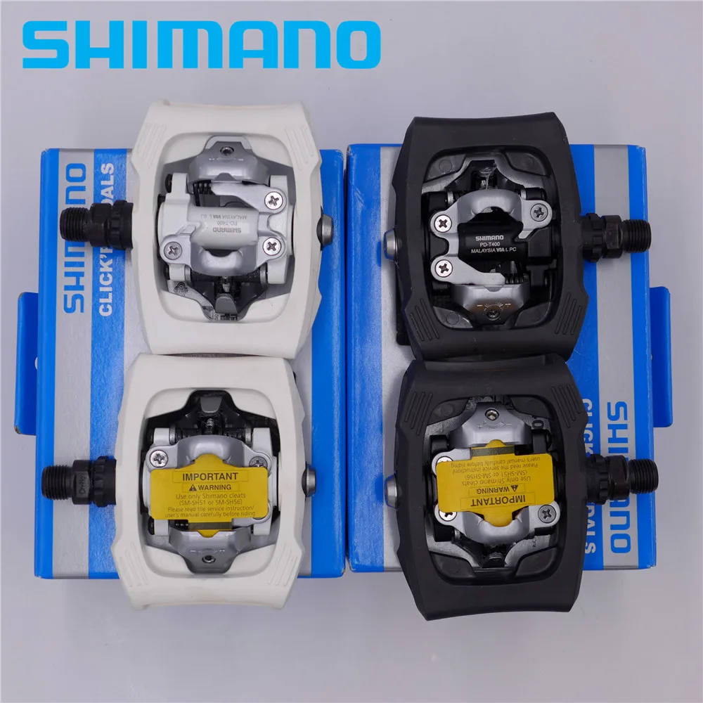 

SHIMANO PD-T400 T400 Click'r Pedals w/Cleat (sm-sh56) City/Touring Bike Bicycle