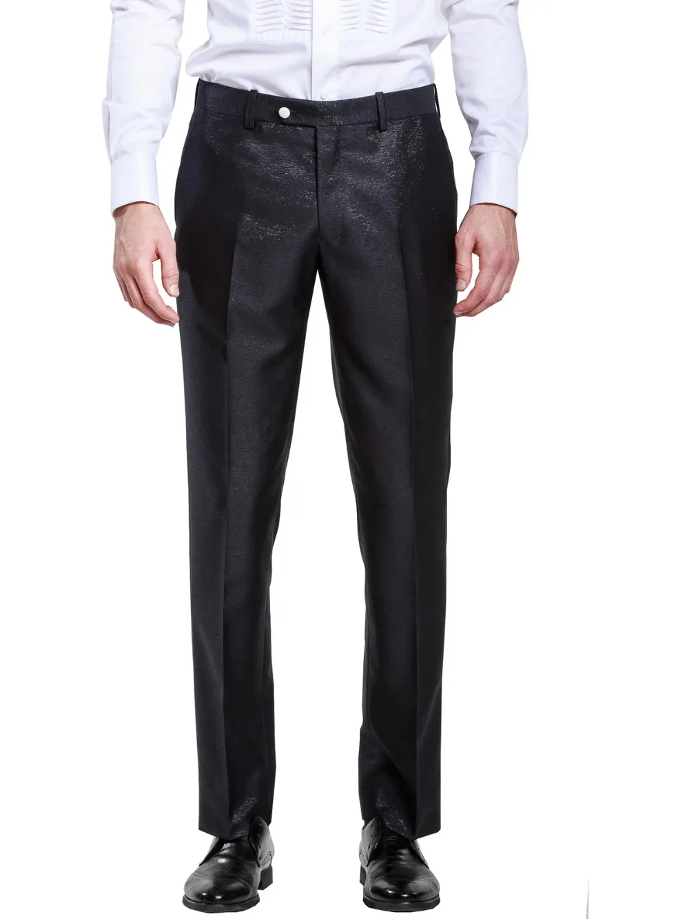Shiny black trousers Clearance