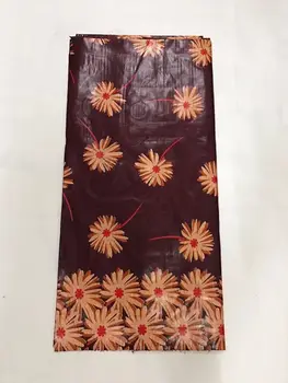 

High quality 5 yards African supreme bazin riche getzner textiles 100 % cotton jacquard prints fabrics for costume!O-1096