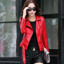 Msaiss осень Для женщин PU кожаная куртка Тонкий Пальто Застёжки-молнии Roupas de couro Femininos Плюс Размеры Элегантный Панк пальто