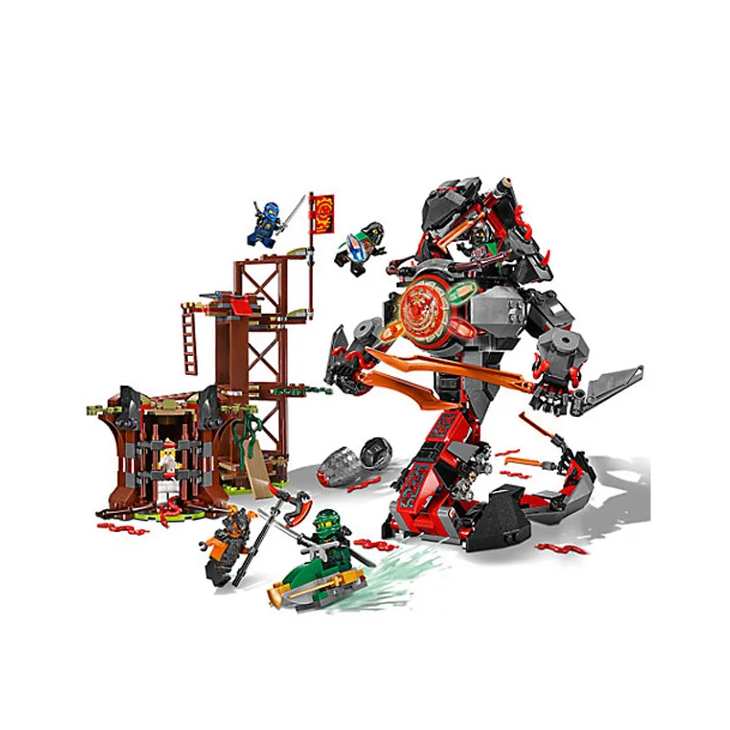 

Legoing Battle time machine machine giant snake 70626 734 Building Blcok set Brick compatible 10583 Toys for children Gift