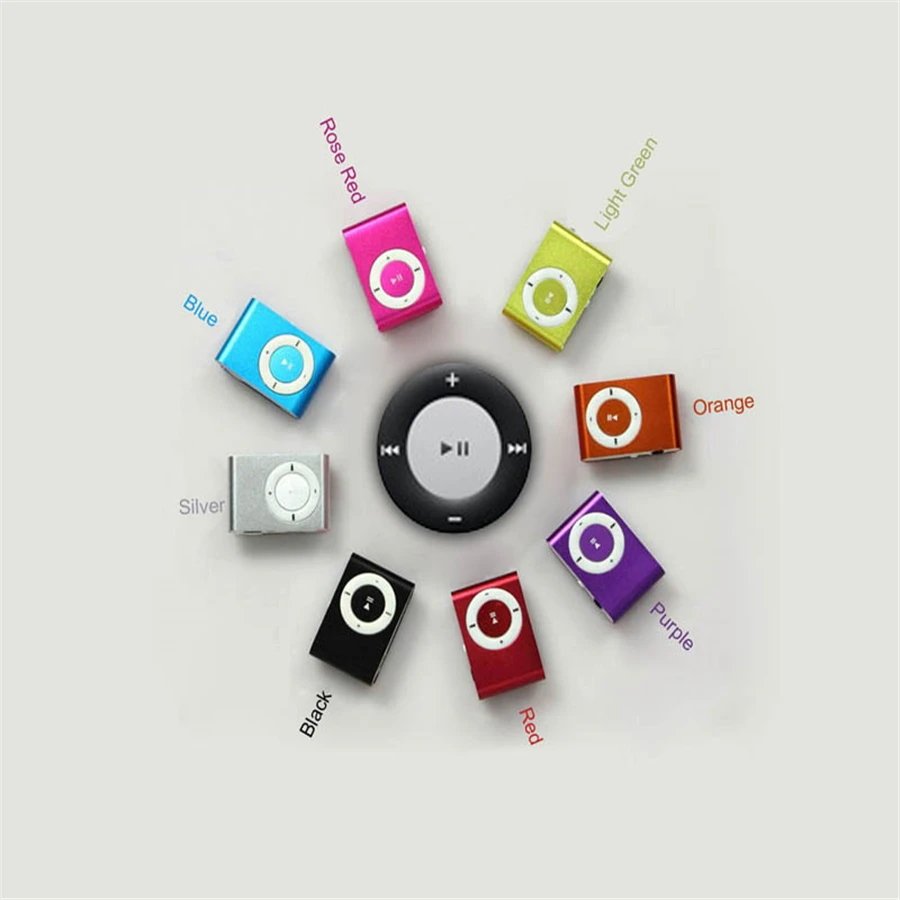 8 шт, 8 цветов, на возраст от 1 года до 8 лет GB Поддержка Micro SD TF мини металлический зажим USB MP3 музыкальный Медиаплеер элегантная музыка качество звука