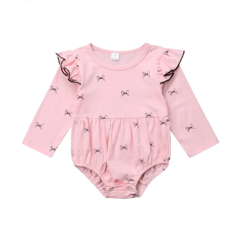 Комбинезон Emmababy с длинным рукавом для новорожденных девочек 0 24 месяцев|Боди