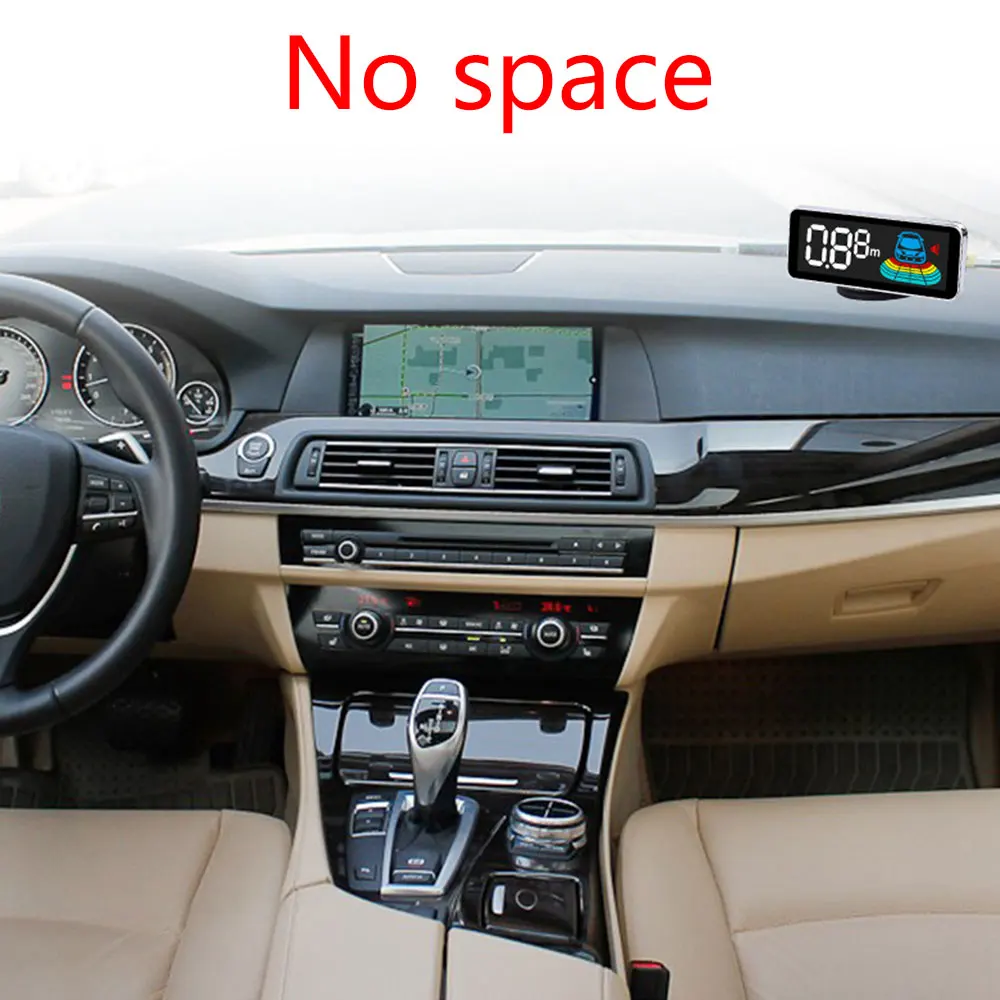 4 Sensors LED Parking Sensor Universal LCD Digital Display Reversing Radar for Reverse Drop Shipping