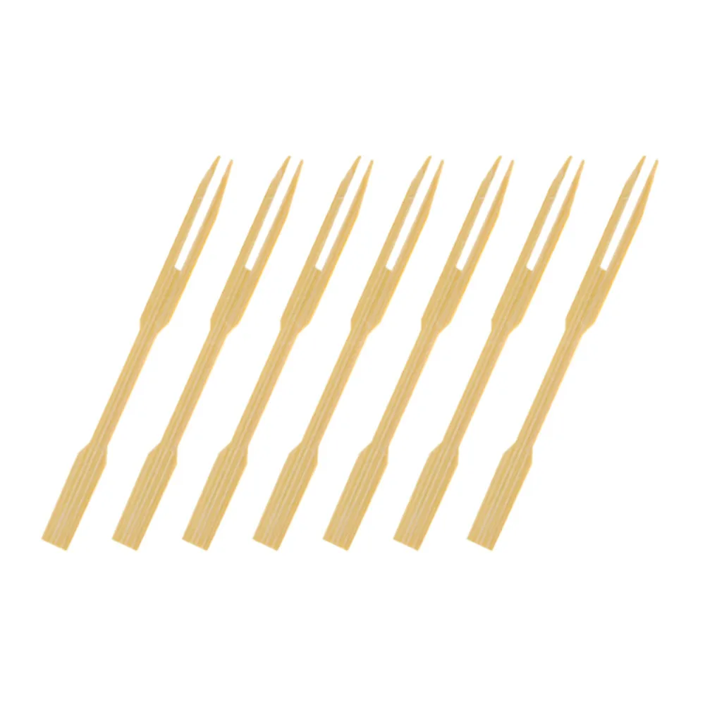 80 шт одноразовые бамбуковые вилки для питания, Фруктовые палочки, палочки для еды, кухонные инструменты, аксессуары, кухонные принадлежности, гаджеты inteligentes