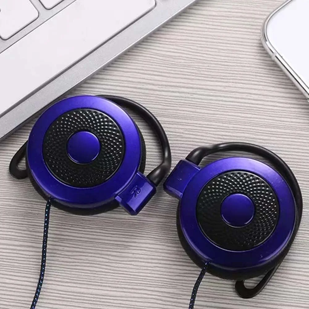 

Wired Earphone Ear Hook Headphone Headset with Microphone for iPhone Samsung Xiaomi All Mobile Phone