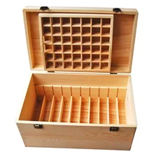 Билайер комбинация Мультифункциональный деревянный эфирные масла коробки Макс 102 бутылок натуральный сосна без краски F007018