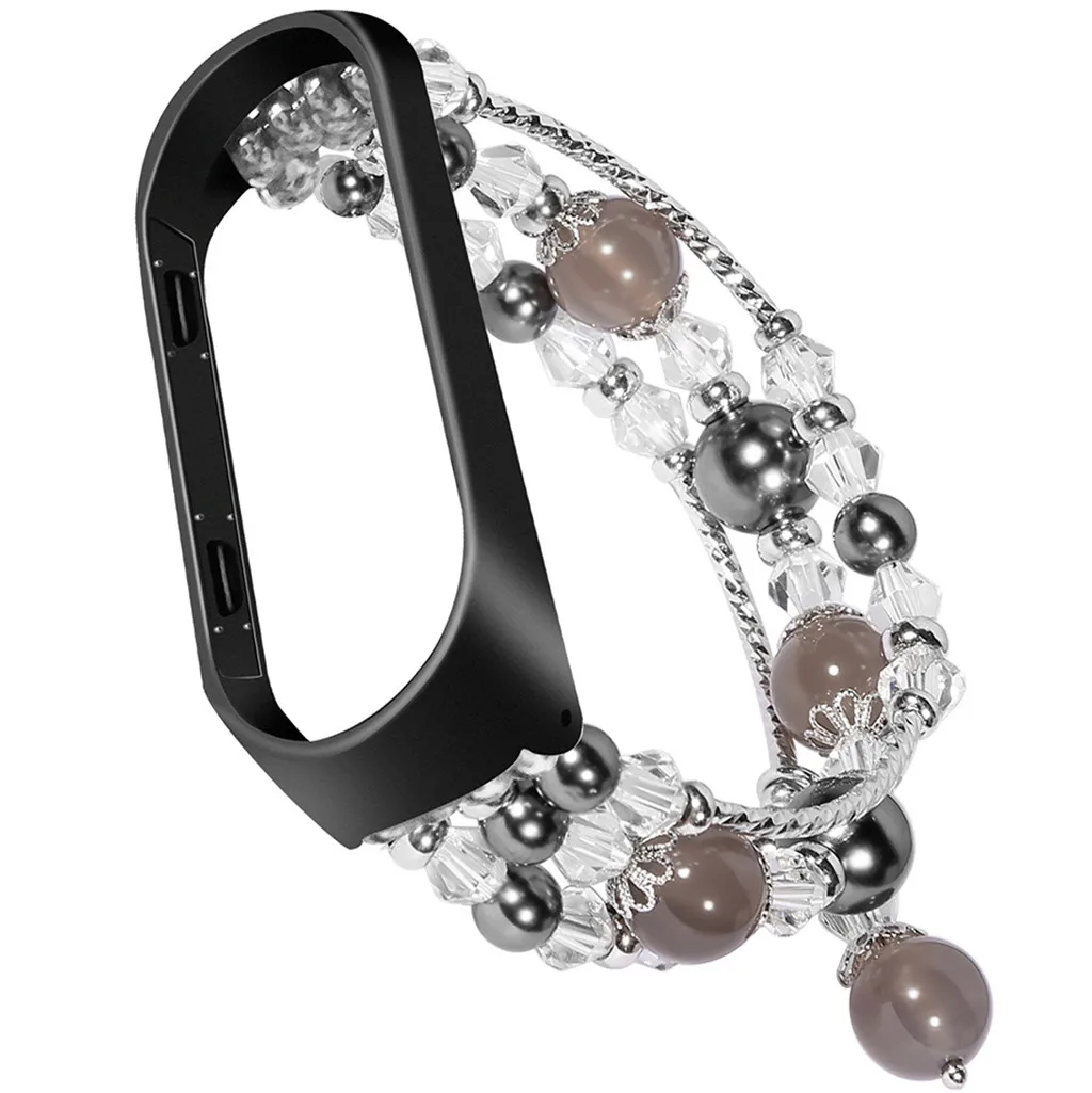 Ouhaobin Смарт-часы, браслет для Xiaomi Mi, ремешок 3, сменный Браслет из агата, ремешок+ металлический чехол, часы, браслеты 501#2