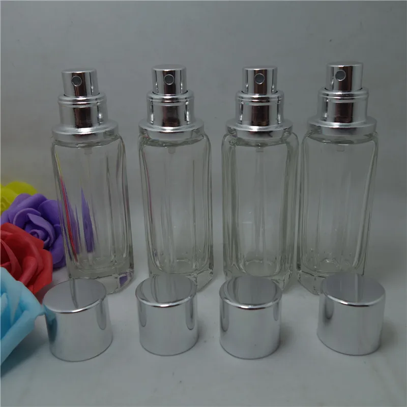 

DHL Free 50 PieceS 25ml ROUND Design Refillable Portable Mini Perfume Bottle &Traveler Metal Spray Atomizer Empty Parfum Bottle
