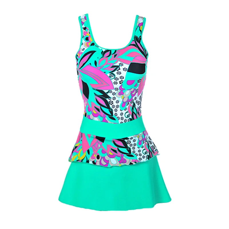 Girls One-Piece Swimming Suit Frozen Print Cute Swimsuit Dress Girls One-Piece Swimming Suit Frozen Print Cute Swimsuit Dress