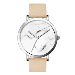 Новые популярные женские мужские повседневные Простые аналоговые кварцевые часы наручные часы