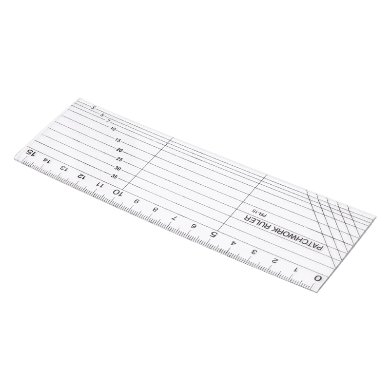 

Sewing Patchwork Tailor Foot Aligned Ruler Quilting Grid Cutting DIY Craft 15cm