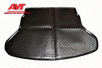 

Trunk mats for Hyundai Solaris 2017- sedan 1 pcs rubber rugs non slip rubber interior car styling accessories