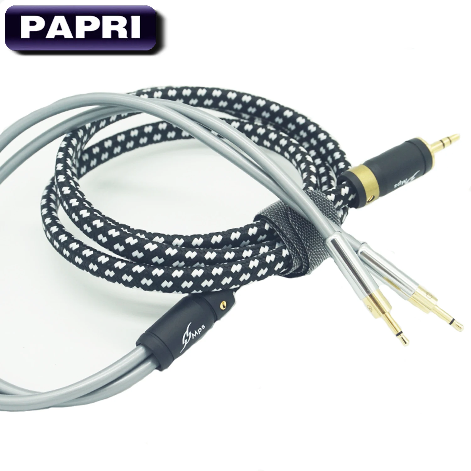 PAPRI MPS X 7700 Upgrade Headphone Cable 5N OCC Audio Wire For HD700 Earphone Headset Cables