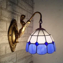 5 Вт/7 Вт LED Бра Лампа Светильник Тиффани светильник абажур e27 лампа Спальня Cafe Столовой Крытый крыльцо