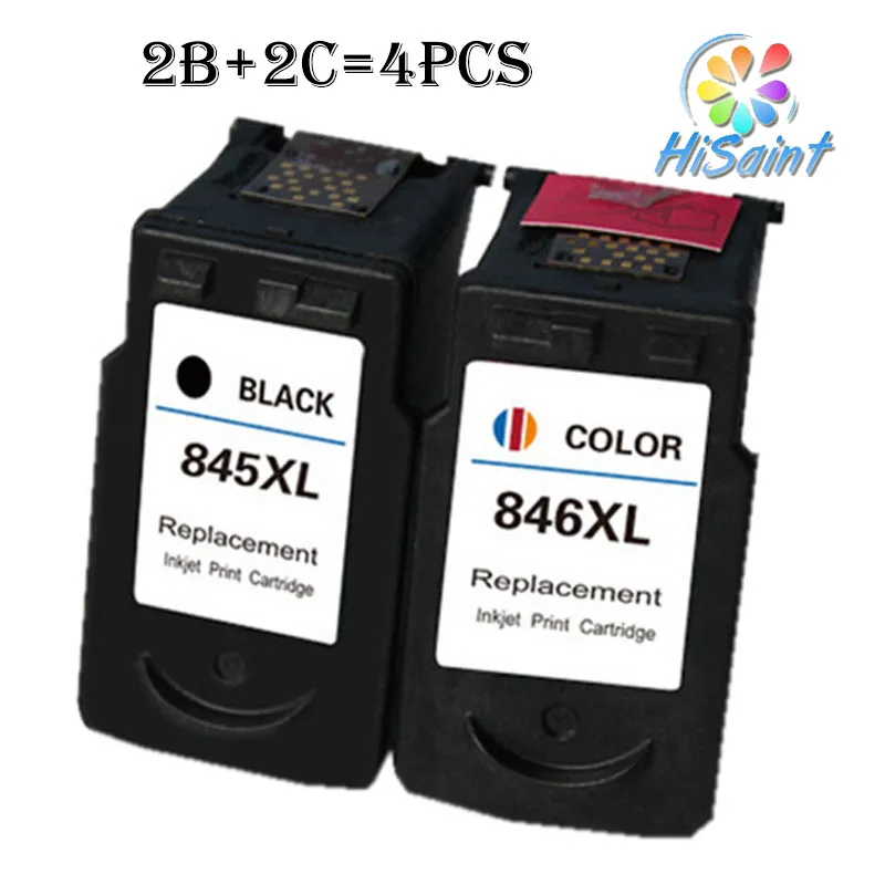 4PK Hot Sale Compatible For Canon PG845XL 845XL CL846XL 846XL Ink Cartridges Best MG2580 2400