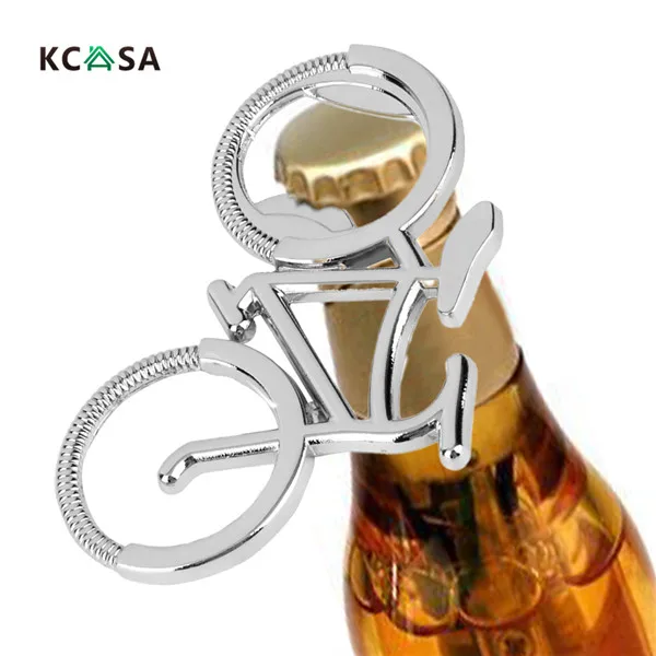 KCASA Portable Creative Bicycle shape Bottle Beer Opener Keychain Key ...