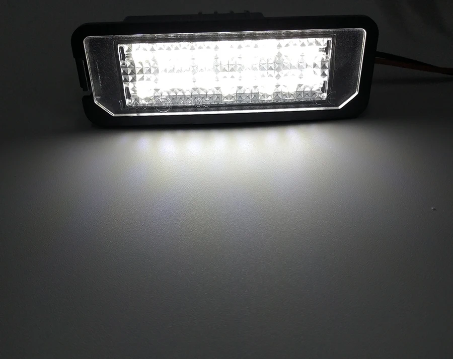 Яркий белый 18-SMD светодиодный подсветка номерного знака для SEAT Leon Mk2 Leon Mk3 Exeo Sedan Exeo ST