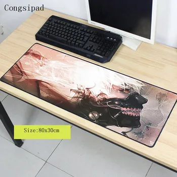

Congsipad 900 * 400mm Computer Speed Mouse Pads Tokyo Ghoul Ken Kaneki Gaming Mouse Pad Rubber Gamer Soft Comfort Mouse Mat