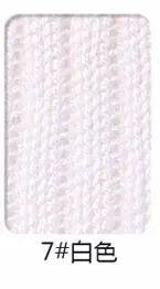 Высококачественная плотная ткань в рубчик, шерсть, не скатывается, акрил, вискоза, спандекс, ткань для флиса и кардигана зимой а0360 - Цвет: white