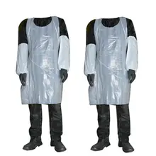 Besta 100 шт одноразовые пластиковые фартуки прозрачные фартуки для тату для постоянного макияжа татуировки боди-арт поставка татуировки