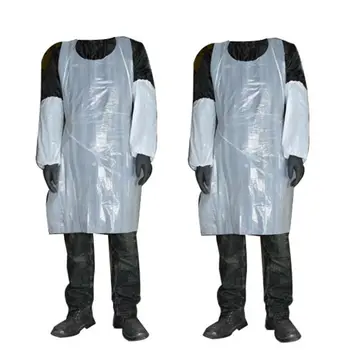 

Besta 100pcs Disposable Poly Aprons Transparent Tattoo Aprons For Permanent Makeup Tattoo Body Art Tattoo Supply