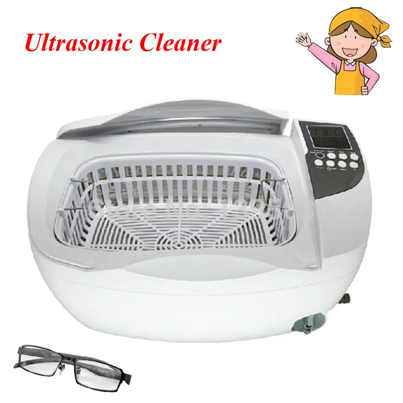 3L 80W Jewelry Ultrasonic Cleaner Stainless Steel Digital Water Heating Jewelry Cleaning Machine CD-4830