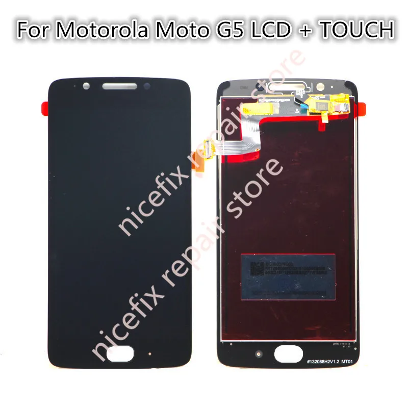 ЖК-дисплей 5 0 дюйма для Motorola Moto G5 дисплей с сенсорным экраном XT1672 XT1676 XT1670