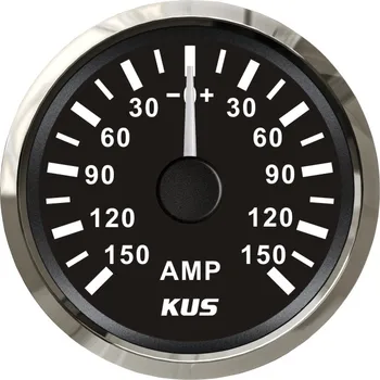 

KUS Waterproof Ampere Gauge Ammeter AMP Meter 150A With Current Sensor 52MM(2") With Red / Yellow available Backlight 12V/24V
