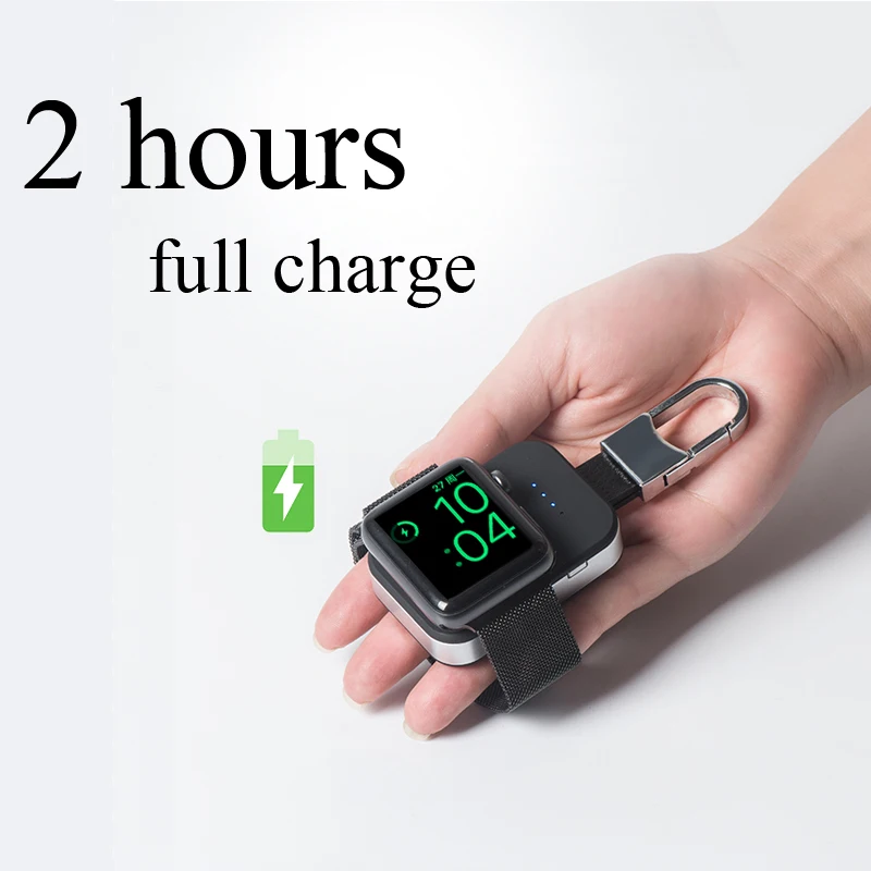 Беспроводное зарядное устройство для Apple Watch 44 мм/42 мм/38 мм/40 мм iWatch 5 4 3 2 1 портативный смарт-часы внешний аккумулятор power bank