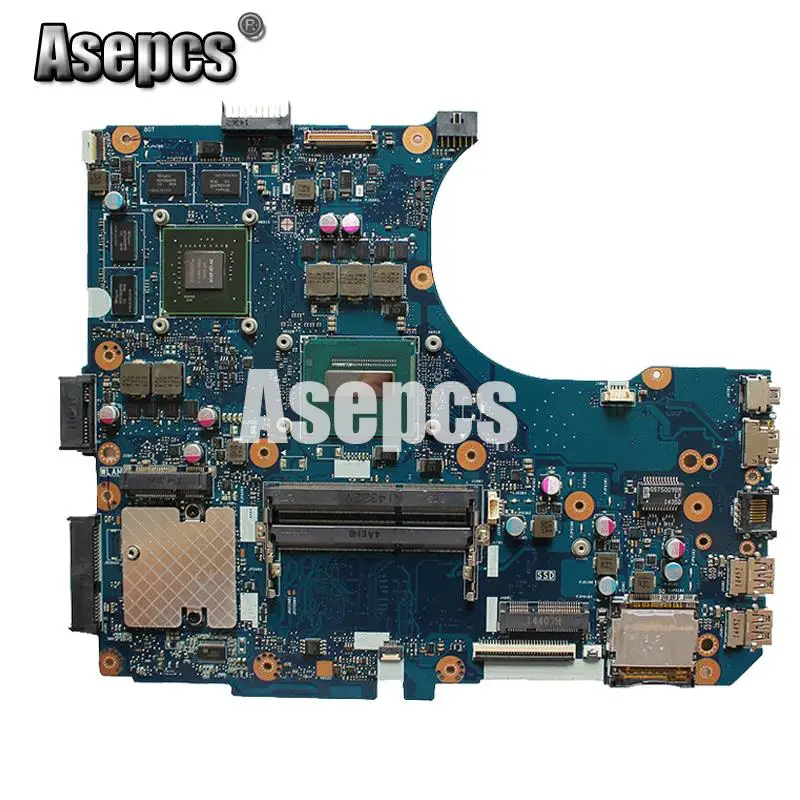 Asepcs N551JM материнская плата для ноутбука ASUS N551JM G551JM N551JW N551J N551 Тесты оригинальная материнская плата I5-4200H GTX860M