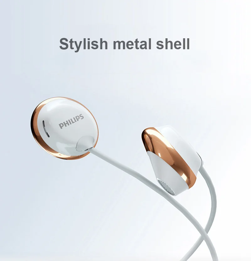 Оригинальные Проводные Наушники Philips SHE4205 с наушниками-вкладышами, спортивные наушники с микрофоном для Galaxy S9 S9 Plus, официальная проверка