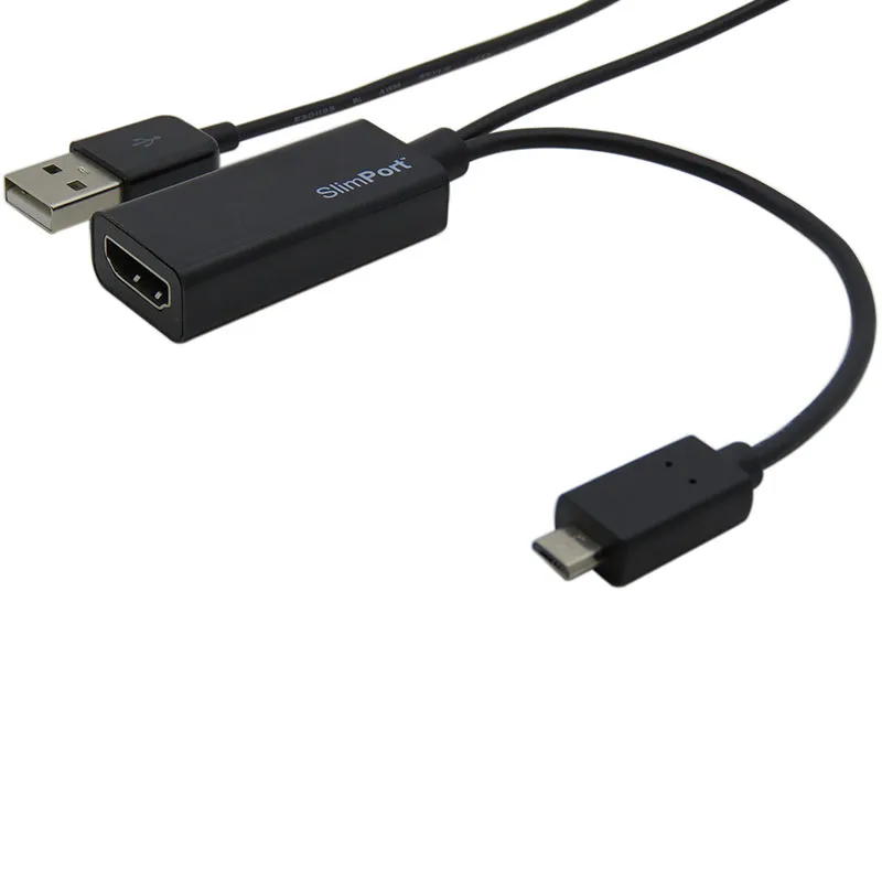 Кабель адаптер SlimPort к HDMI HDTV для Google Nexus 4 5 7 LG G2 G Pro Flex с USB| |