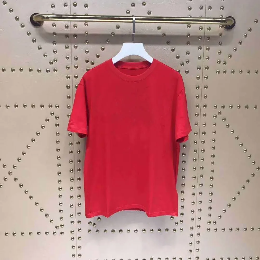 

2019 new fashion design runway t shirt women short sleeve tops