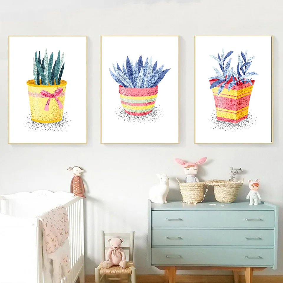 ARTNESSTORY Детская комната украшения Wall Art Холст Картины рождественские подарки