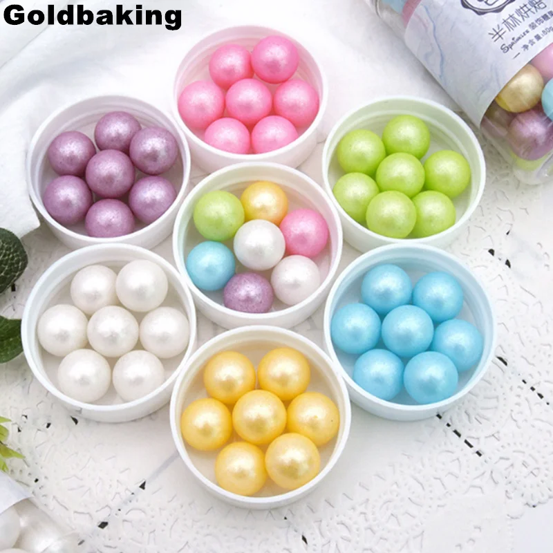 

14mm Large Sugar Cake Sprinkles Pearls 80g