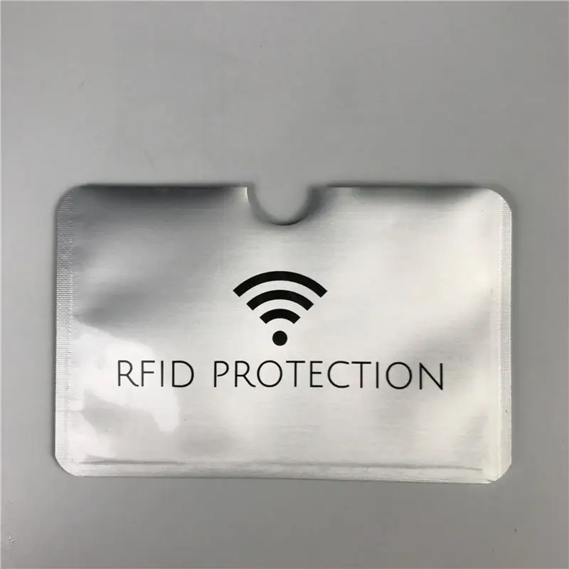 5 шт. алюминиевый Анти Rfid считыватель банк Кредитная держатель для карт Защита Новый Rfid кардридер металлический кредитный держатель для