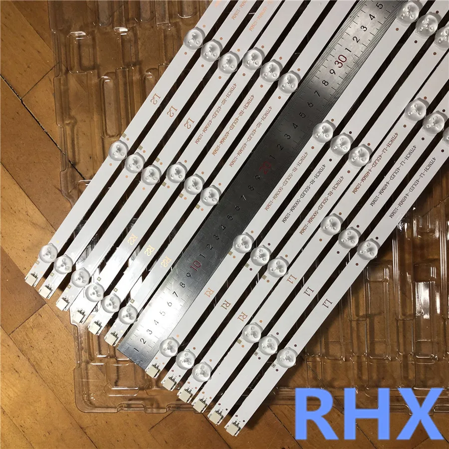 

12piece/lot LED Strip perfect Replacement for LG 47 Inch LC470DU 47LN5200 47LN5400 47LN5700 47LN5750 47LN5700 R1+L1=94CM 100%NEW