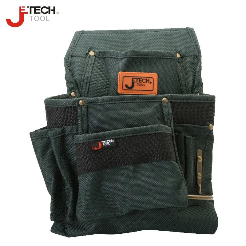 Jetech durable water proofing waist technician tool pouch bag organizer medium size screwdriver wrench combo carry holder BA-M3