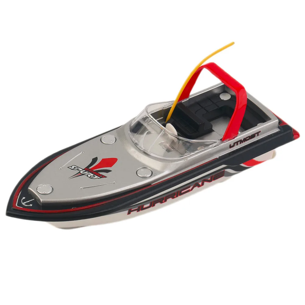 OCDAY Мини RC лодка радиоуправляемая щеткой 3,6 км/ч/высокая скорость бассейн RTR гоночная лодка подарок для детей игрушки Дети Открытый игрушки