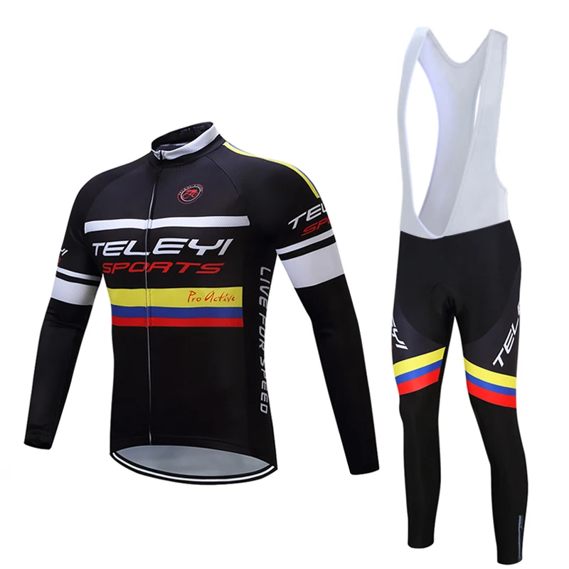 

2017 Spring/Autumn National flag Style Cycling Clothing Set Maillot Ropa Ciclismo Invierno MTB Bicycle Jerseys Bike Sportswear
