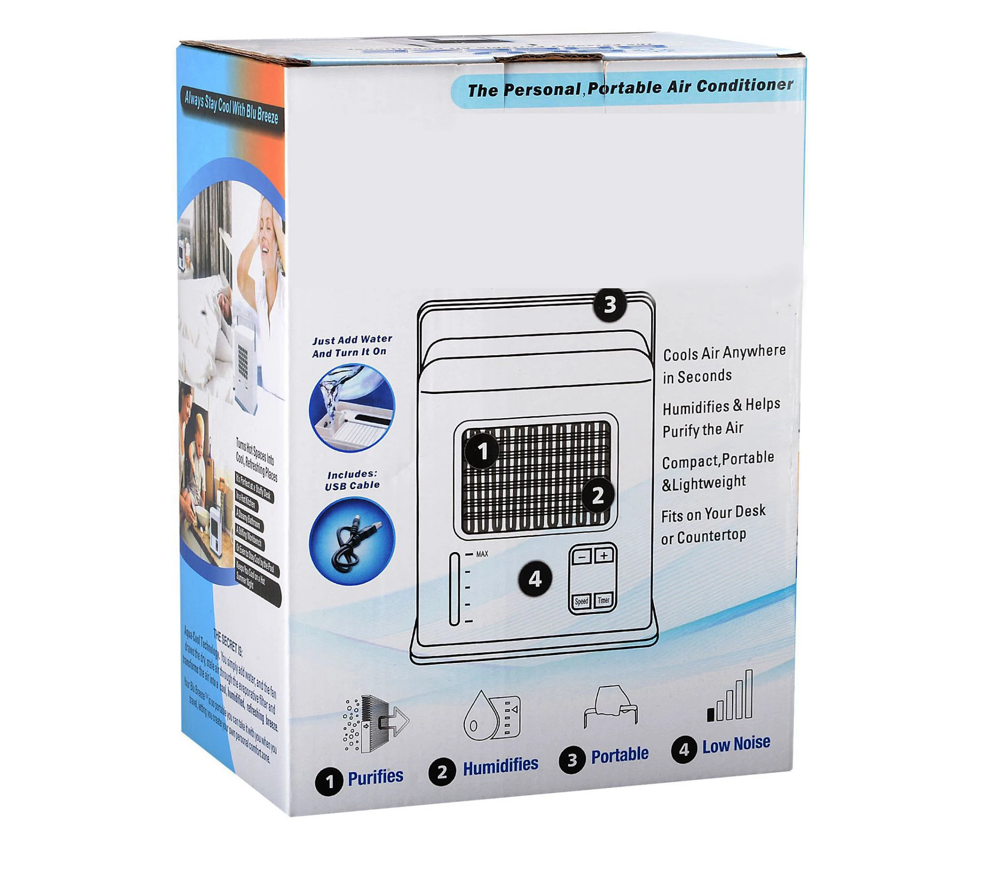 blu brisa purifica umidifica o refrigerador de