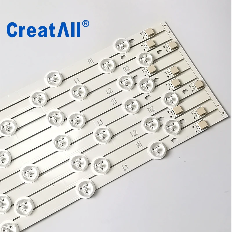 10 шт. 42 дюйма L1/R1/L2/R2 Сменные полоски со светодиодной подсветкой для LG &quotряд 2 1 6916L