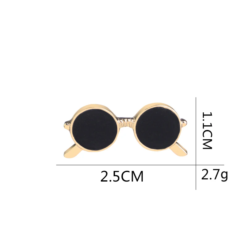 خمر الرجال النظارات السوداء بروش الشمسية بروش الجدة صدر الفستان دبابيس دعوى وشاح اكسسوارات التلبيب دبوس عيد الميلاد مجوهرات