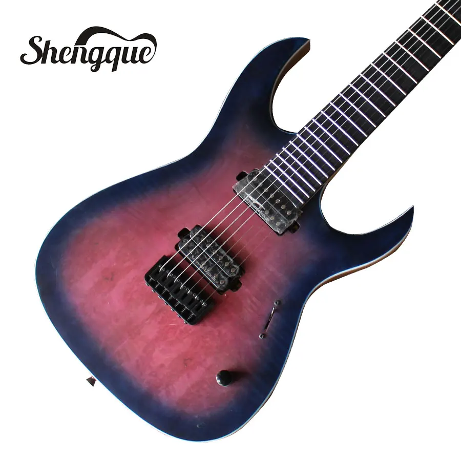 

SHENGQUE Top quality Custom Mayones guitar 6 String electric guitarra with Neck Through body musical instrument shop