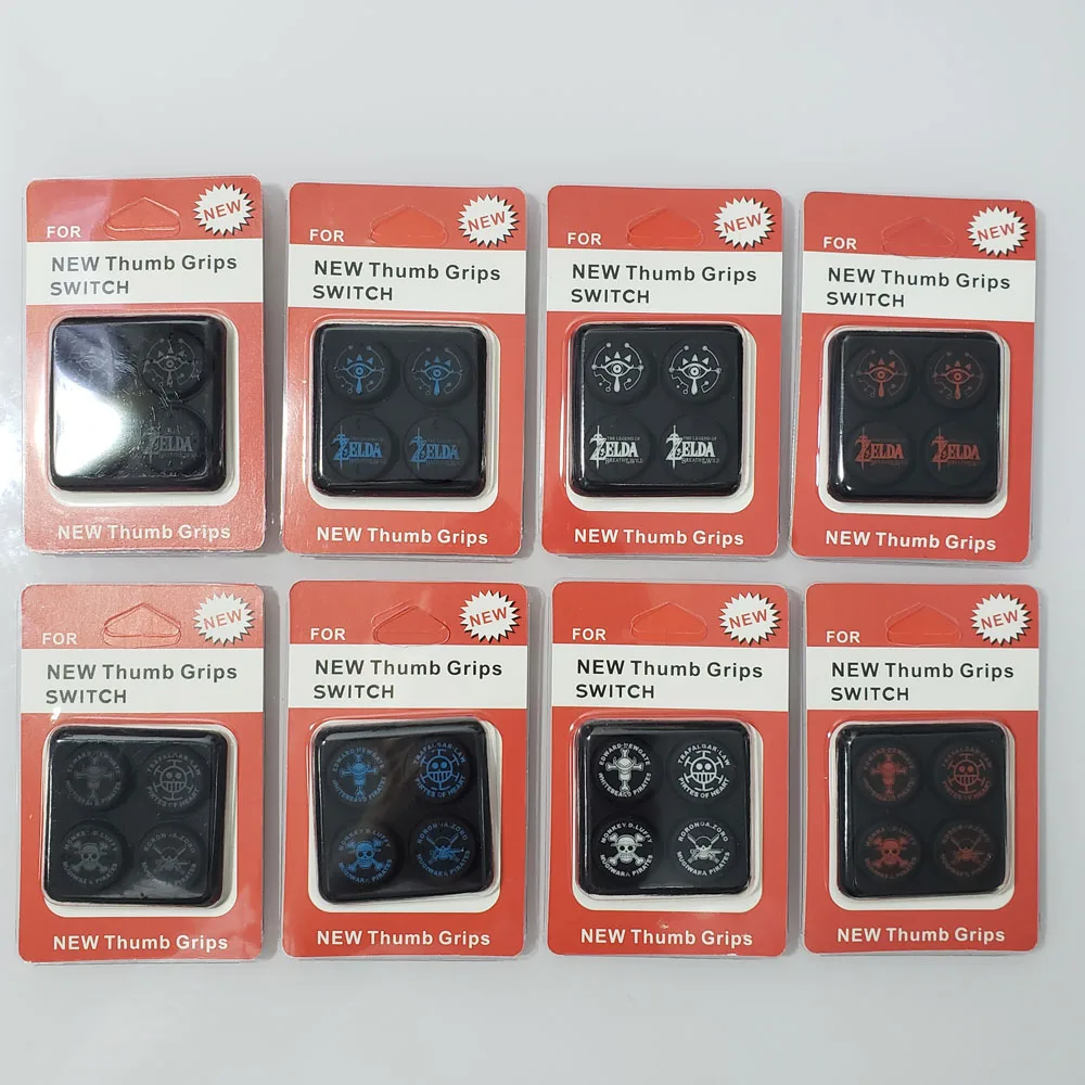 

2019 New Silicone Thumb Stick Grip Caps Analog Joystick Cover Case For Zelda Nintend Switch NS JoyCon Controller Joy-Con Joypad