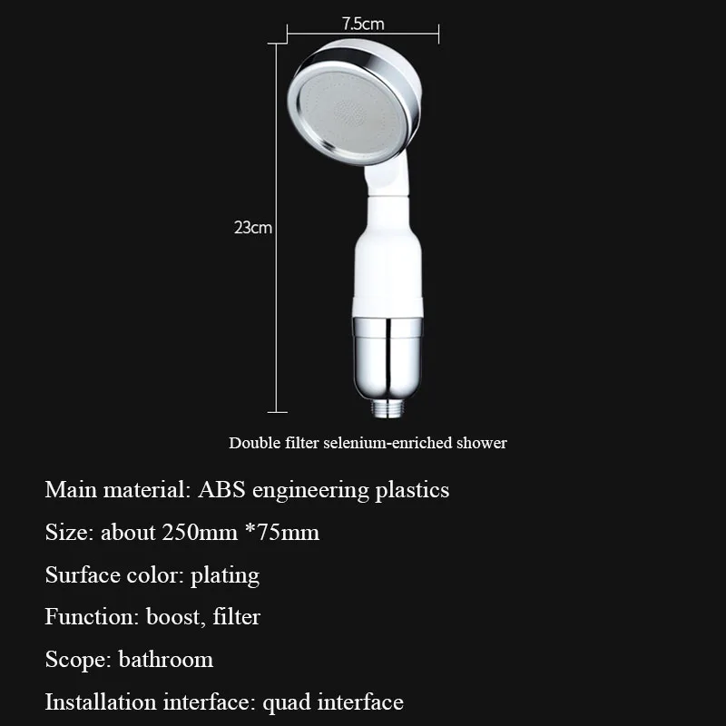 Flush Shower Faucet Bathroom System Set Bath Faucet Led Light Tropical Shower Headboard Hand-held Filter Flower Selenium Head Flush Shower Faucet Bathroom System Set Bath Faucet Led Light Tropical Shower Headboard Hand-held Filter Flower Selenium Head