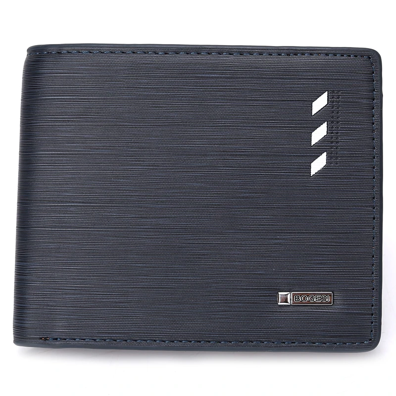 

New Wallet Purses Slim Men's Wallets Gift ID Credit Card Holder Small Bifid Famous Brand Thin Wallet Men 2022