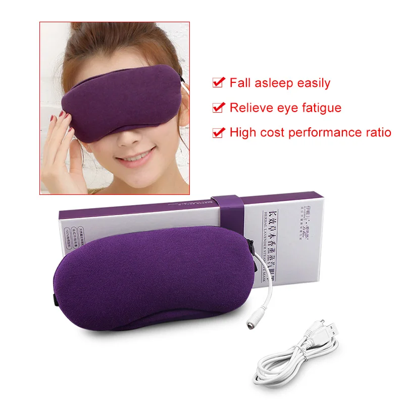 

Temperature Control Heat Steam Cotton Eye Mask for Dry Tired Compress Eyes USB Hot Pads DSG-Shipping