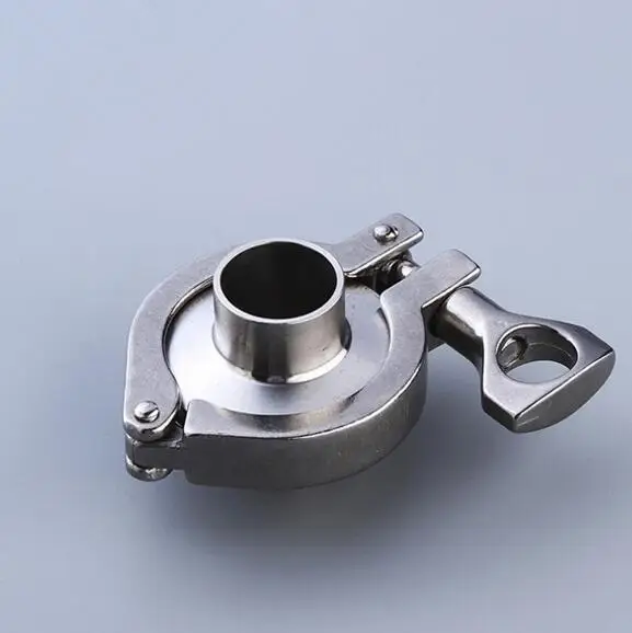 

19mm OD SS304 Stainless Steel Sanitary Pipe Weld Ferrule +1pcs Tri Clamp +1pcs PTFE Gasket Set